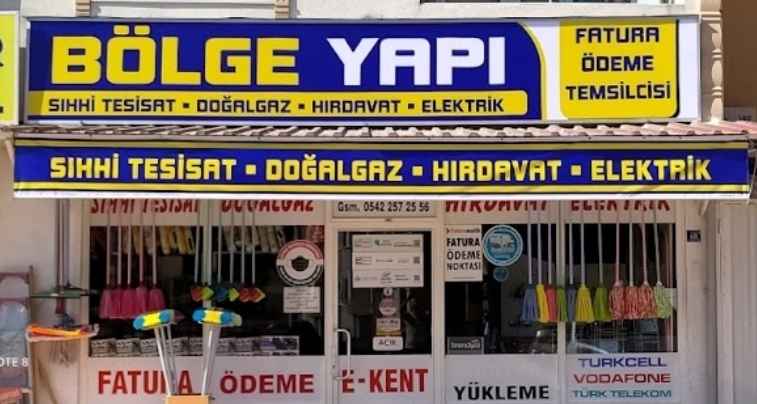 Bölge Yapı Kahramanmaraş Mağazası